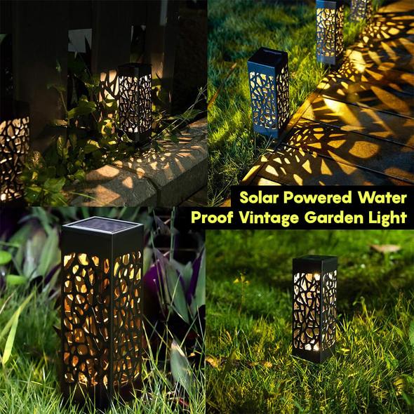 Solar Powered Waterproof Vintage Garden Light - Mabenir