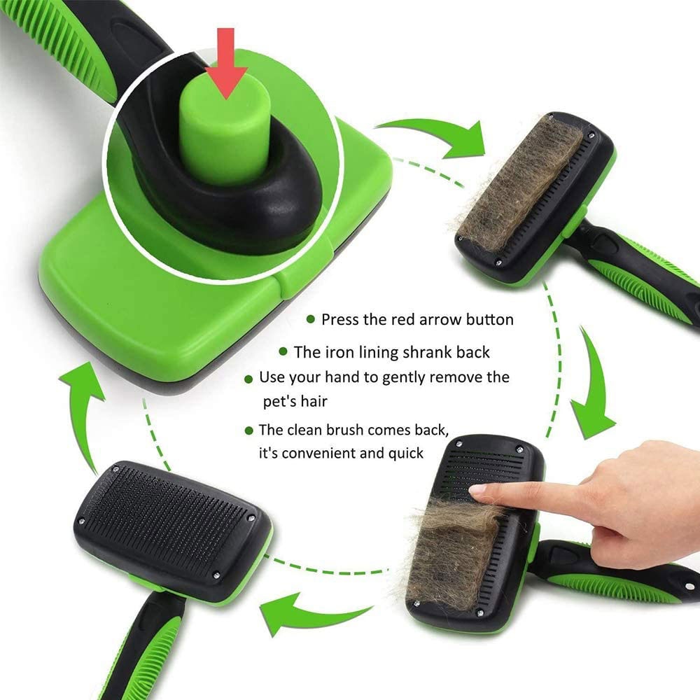 Self Cleaning Dog Brush - Mabenir