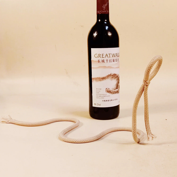 Suspended Rope Wine Bottle Holder - Mabenir
