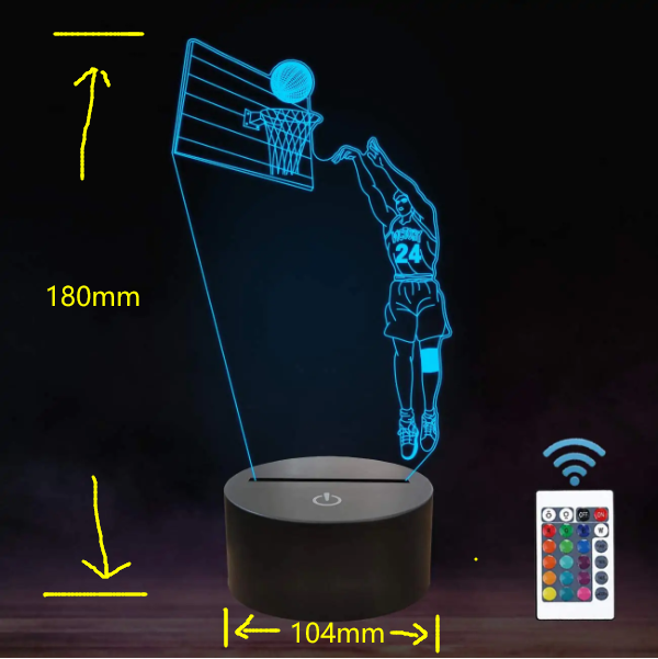 Basketball 3D Lamp - Mabenir