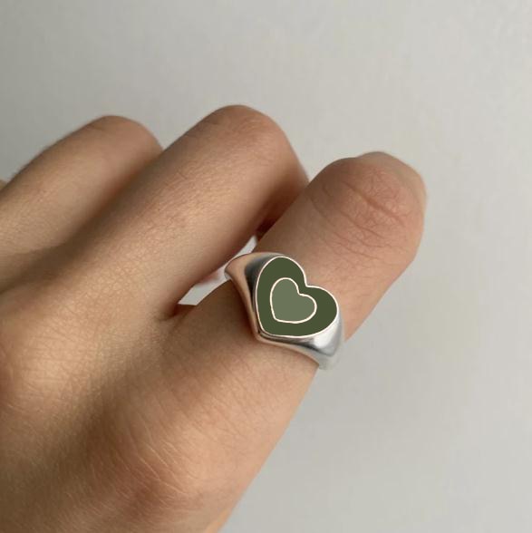 Creative Love Heart Ring - Mabenir