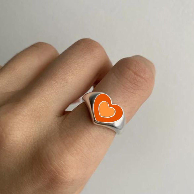 Creative Love Heart Ring - Mabenir