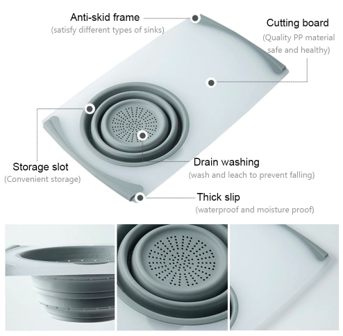 Kitchen Plastic Chopping Board - Mabenir