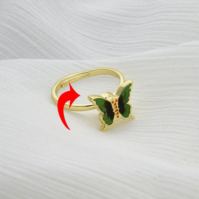 Fidget Spinner Rotatable Ring For Women - Mabenir