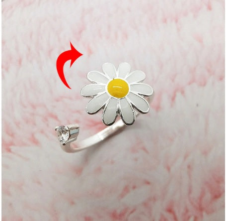 Fidget Spinner Rotatable Ring For Women - Mabenir
