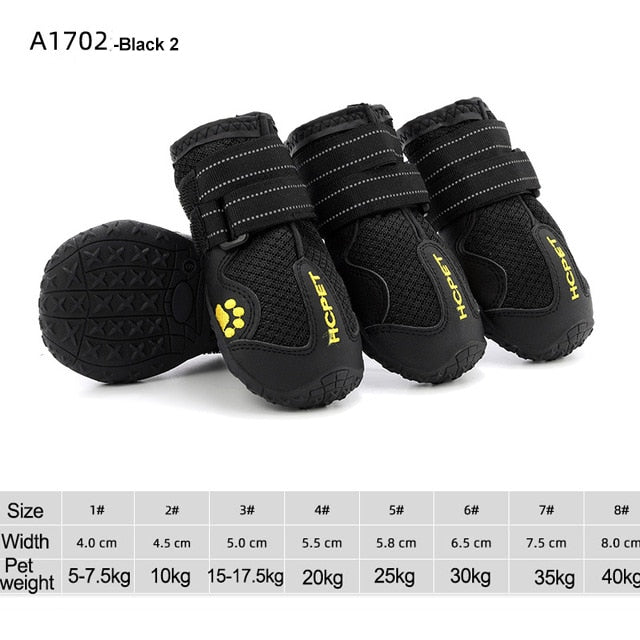 Waterproof Reflective Dog Boots - Mabenir