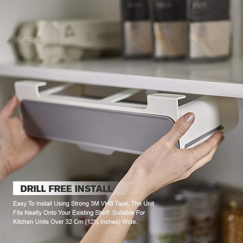 Kitchen Self-Adhesive Wall-Mounted Spice Organizer - Mabenir