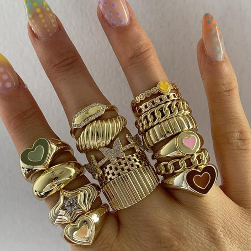 Creative Love Heart Ring - Mabenir