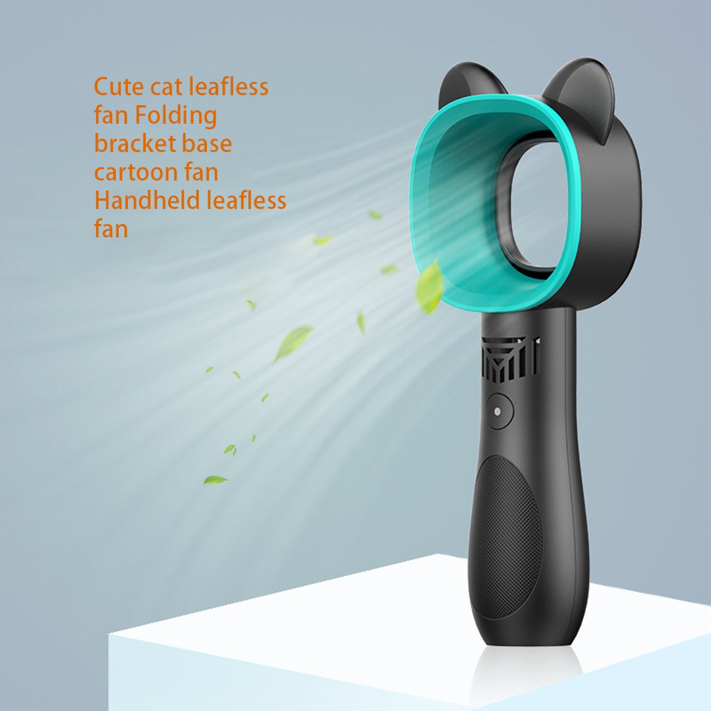 Cat Outdoor Usb Rechargeable Bladeless Fan - Mabenir