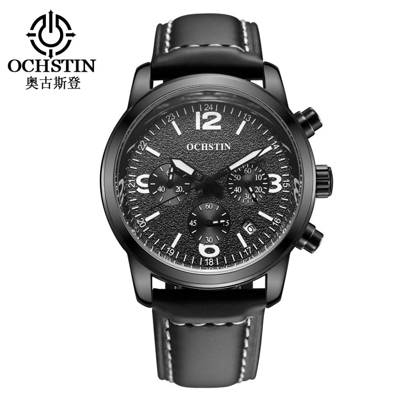 2019 Mens Business Watches Top Brand Luxury Waterproof Chronograph Watch - Mabenir