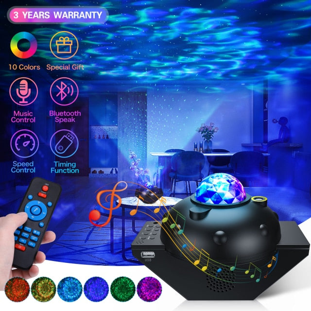 Northern Lights Star Projector - Mabenir