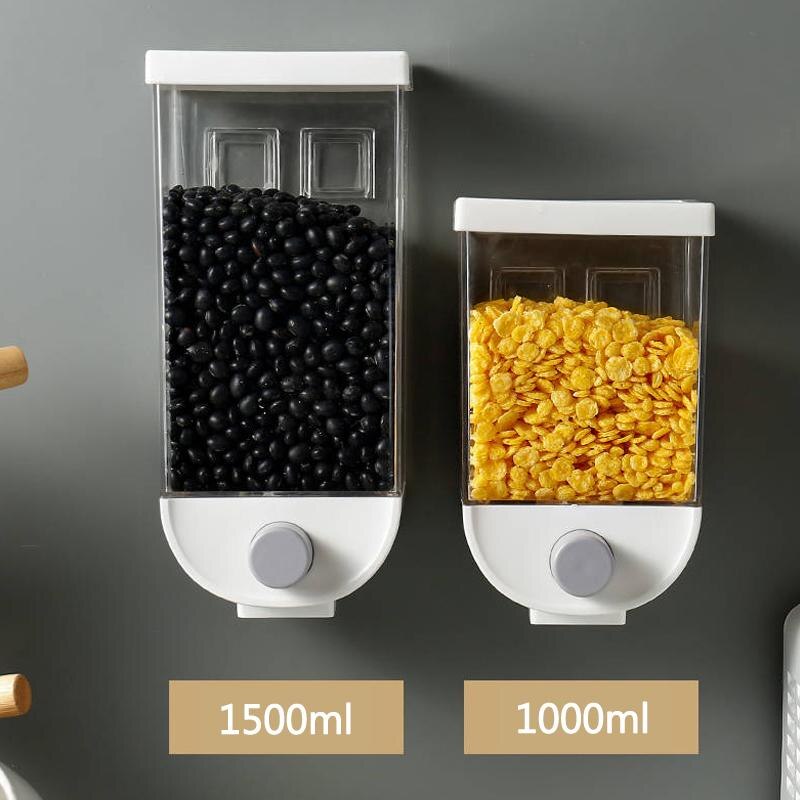 Wall-Mounted Kitchen Multi-Grain Sealed Jars - Mabenir