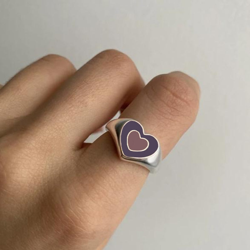 Creative Love Heart Ring - Mabenir