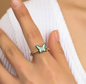 Fidget Spinner Rotatable Ring For Women - Mabenir