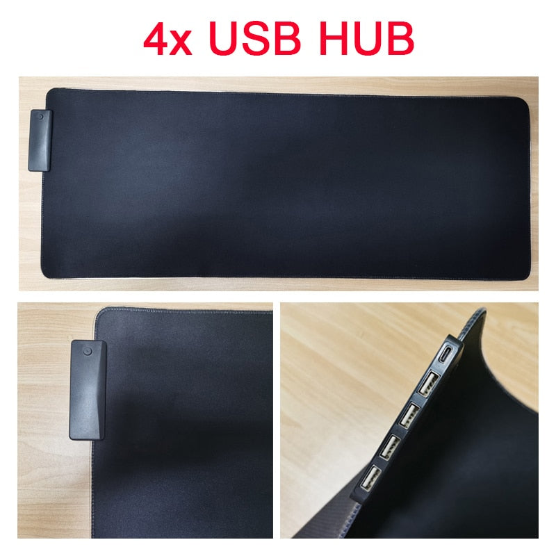 RGB Mouse Pad with Cable - Mabenir