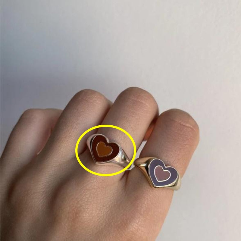 Creative Love Heart Ring - Mabenir