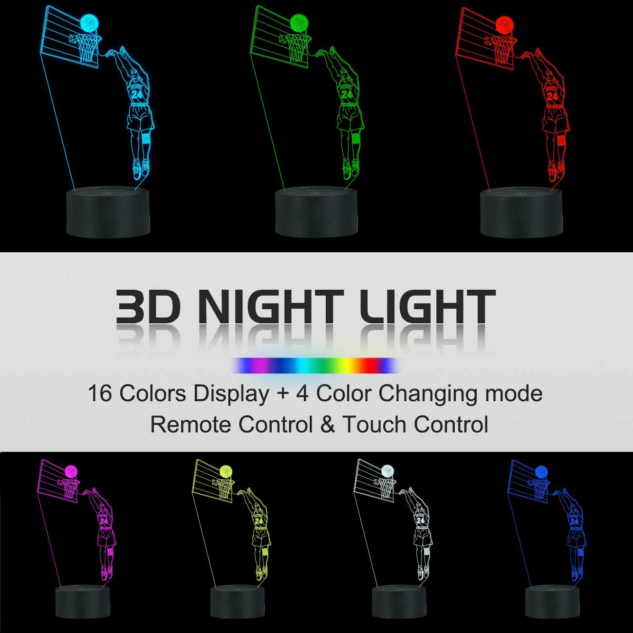 Basketball 3D Lamp - Mabenir