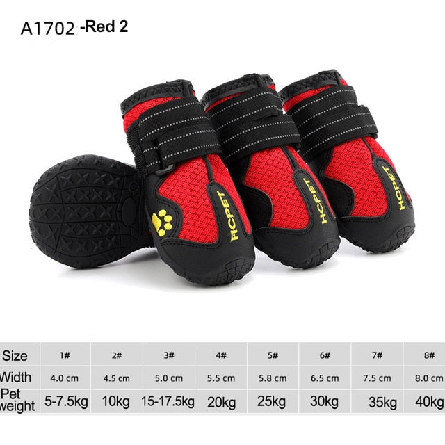 Waterproof Reflective Dog Boots - Mabenir
