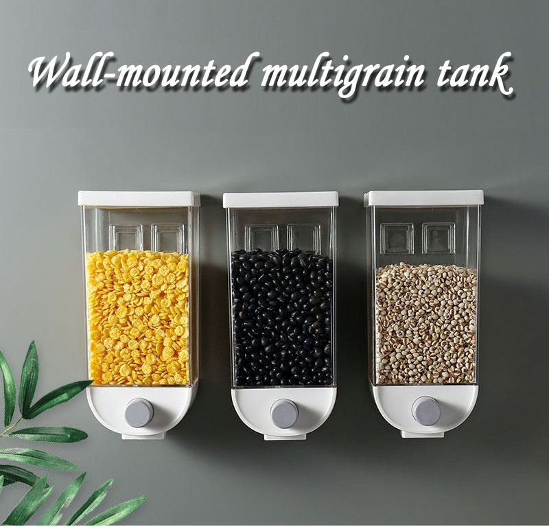 Wall-Mounted Kitchen Multi-Grain Sealed Jars - Mabenir
