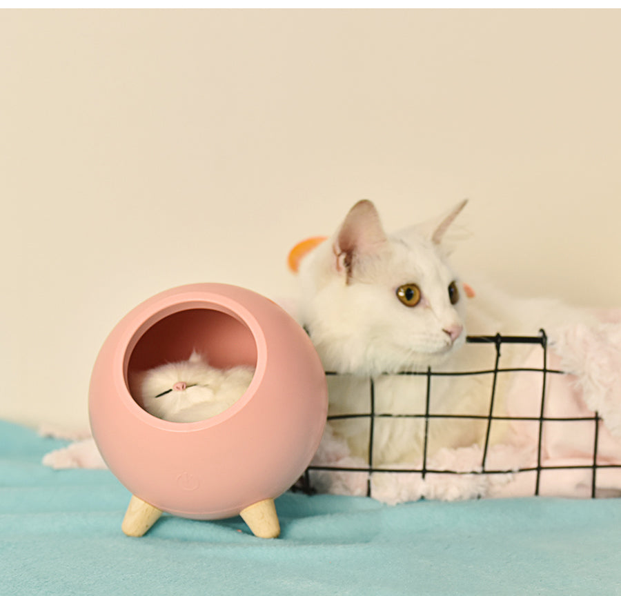 LED Cat Light USB Touch Night Llight Bionic Cat Stepless Dimming Atmosphere Night Light Room Decoration Lamp Holiday Gift - Mabenir