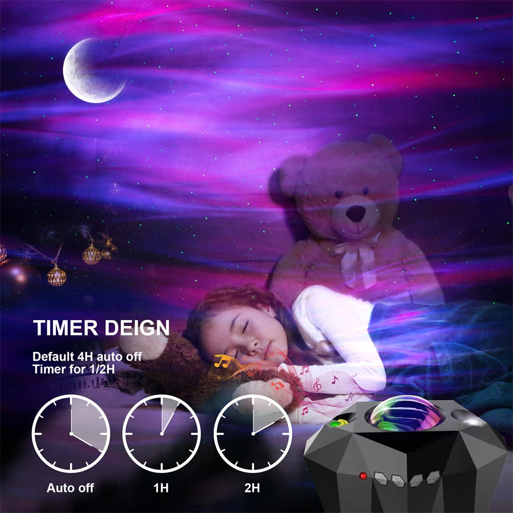 Northern Lights Star Projector - Mabenir