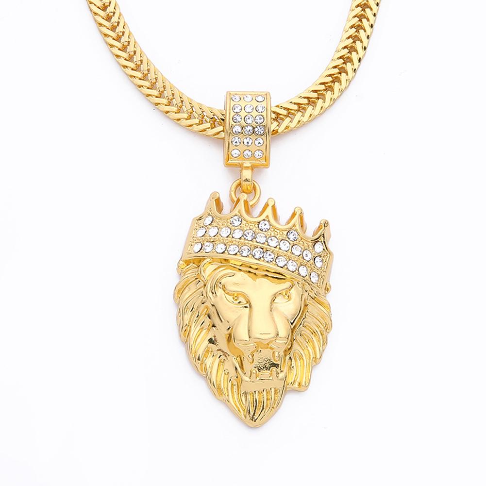 Men Lion Head Necklac - Mabenir