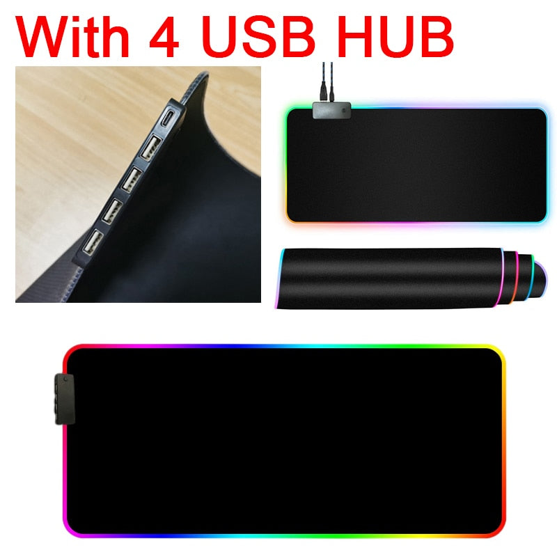 RGB Mouse Pad with Cable - Mabenir