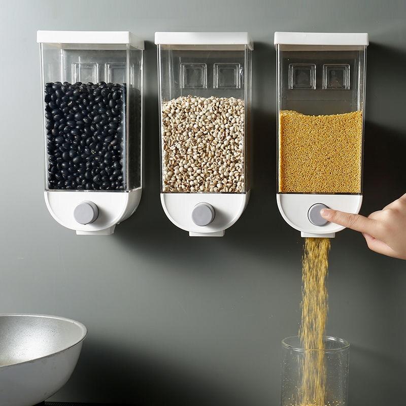 Wall-Mounted Kitchen Multi-Grain Sealed Jars - Mabenir