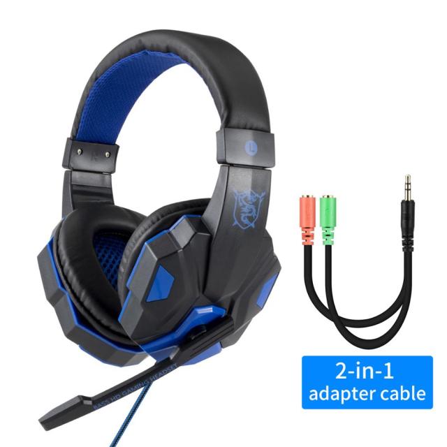Led Light Wired Gamer Headset - Mabenir