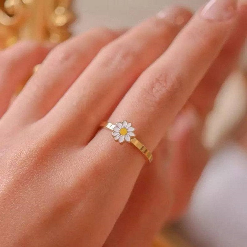 Fidget Spinner Rotatable Ring For Women - Mabenir