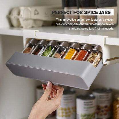 Kitchen Self-Adhesive Wall-Mounted Spice Organizer - Mabenir