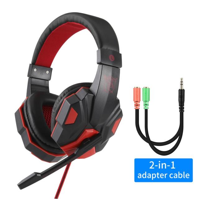 Led Light Wired Gamer Headset - Mabenir