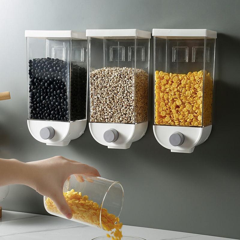 Wall-Mounted Kitchen Multi-Grain Sealed Jars - Mabenir
