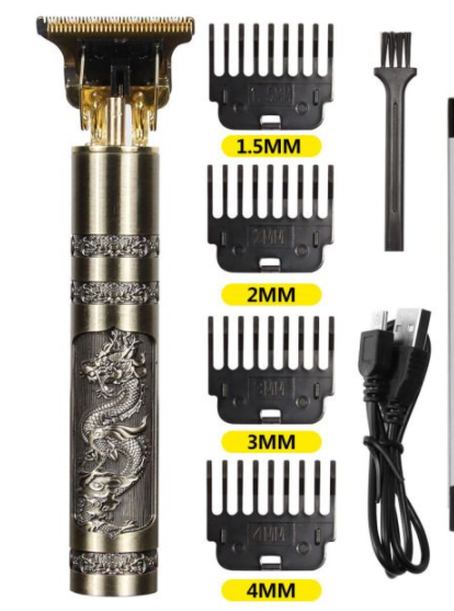 USB Vintage Electric Hair Trimmer - Mabenir