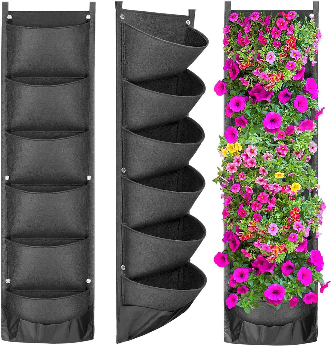 Vertical Hanging Garden Flower Pots - Mabenir