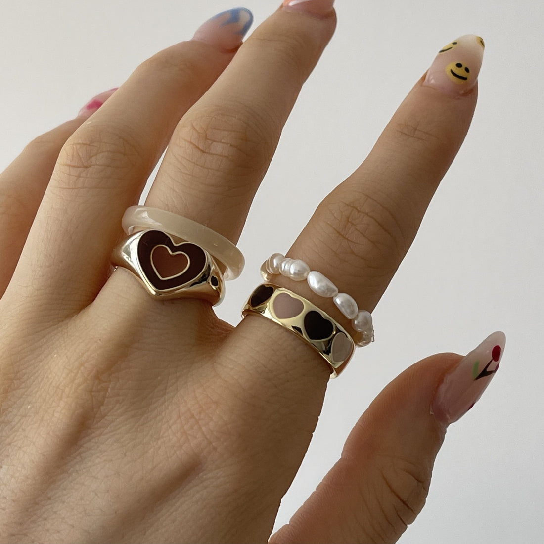 Creative Love Heart Ring - Mabenir